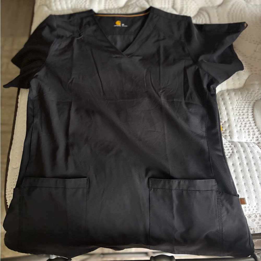 Carhartt Black Vest with Yellow Detail